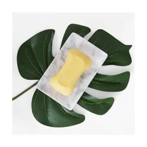 StonePlus Jabonera de mármol natural y suave soporte_2