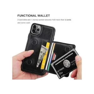 KIHUWEY Funda tipo cartera para iPhone 11 Pro Max soporte_4