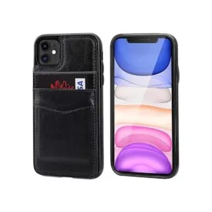 KIHUWEY Funda para iPhone 11 con soporte para tarjeta de_3