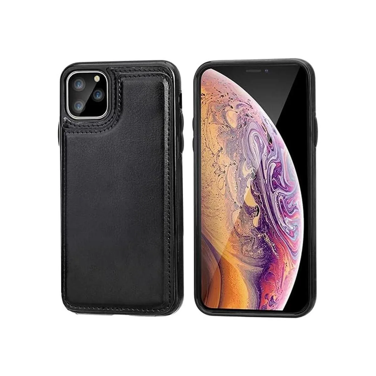 OT ONETOP Funda tipo cartera para iPhone 11 Pro con_3