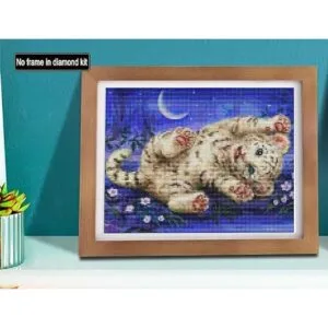 SKRYUIE DIY 5D diamante pintura por números kits tigre