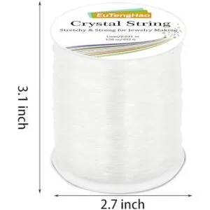 EuTengHao Cuerda elástica de cristal de 0.039 in para