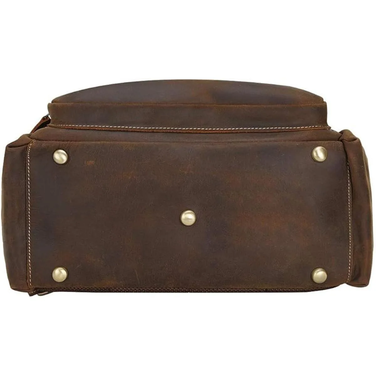 TIDING Mochila de piel auténtica para hombre de 17.3_4