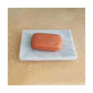 StonePlus Jabonera de mármol natural y suave soporte_4