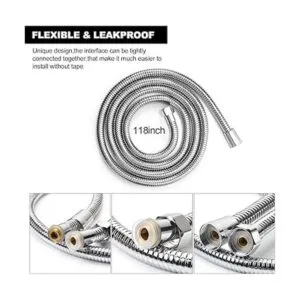 Blissland Manguera de ducha extra larga de 118 pulgadas