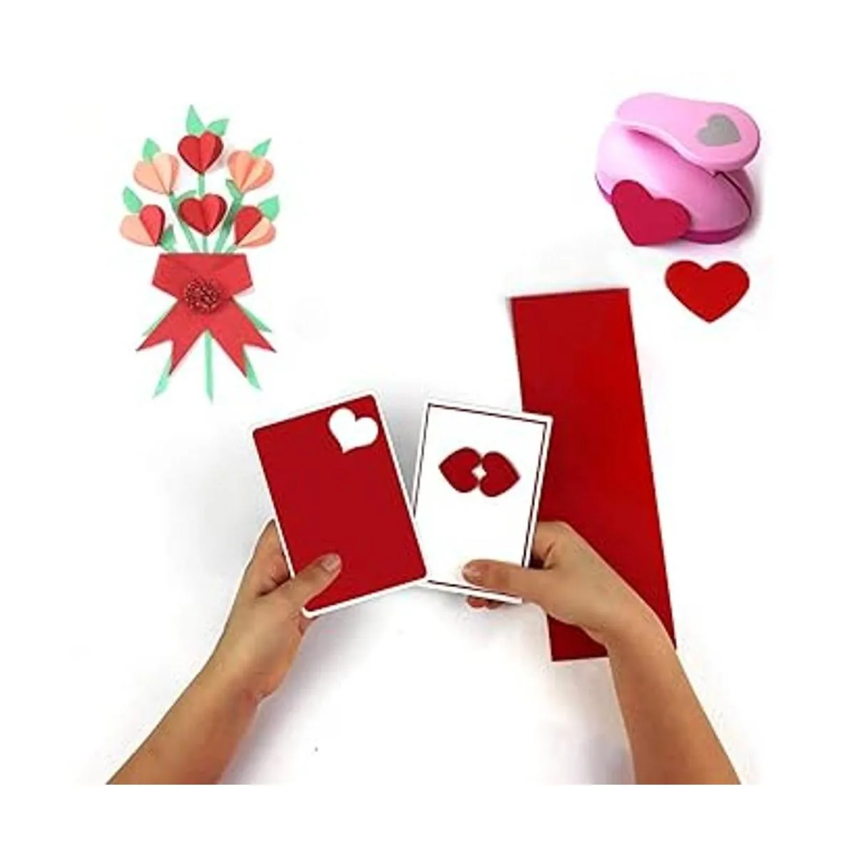 Haploon 4 perforadoras de papel perforadoras de 1.0 in en_4