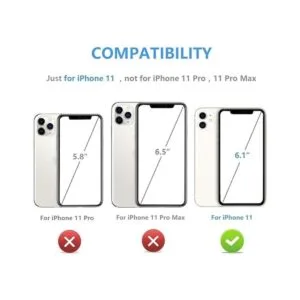 OT ONETOP Funda tipo cartera para iPhone 11 con soporte_2