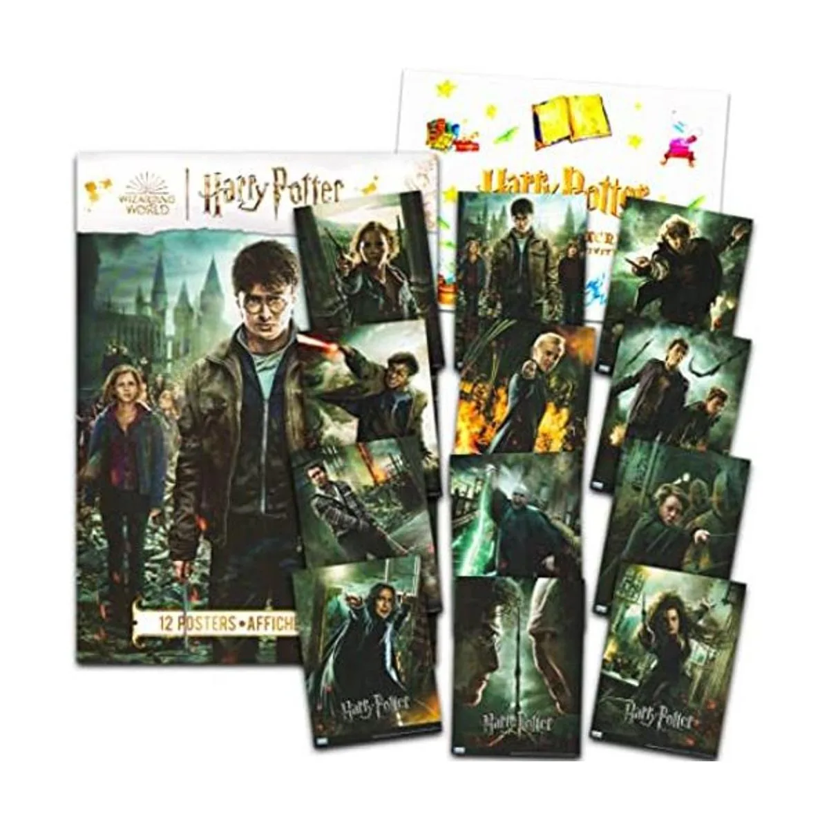 Harry Potter Juego de 12 pósteres de Harry Potter con_1