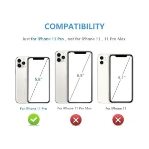 OT ONETOP Funda tipo cartera para iPhone 11 Pro con_2