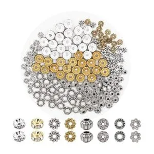 EuTengHao Kit de 702 cuentas de lava de piedra de roca de