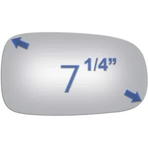 JZSUPER Espejo lateral de cristal apto para Saab 93 95_2