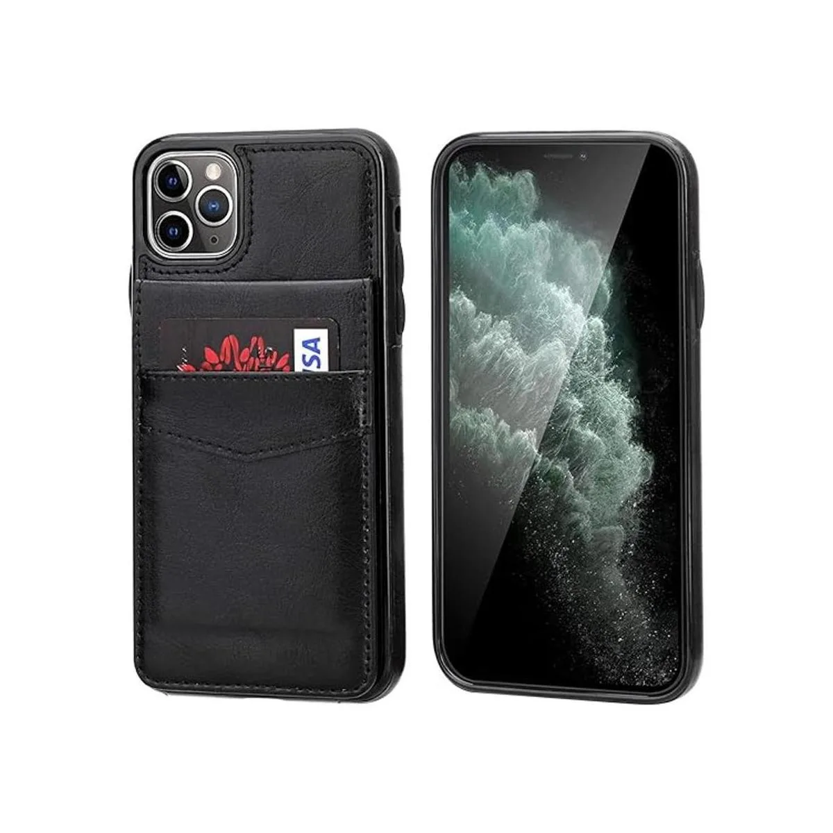 KIHUWEY Funda para iPhone 11 Pro Max con soporte para_3