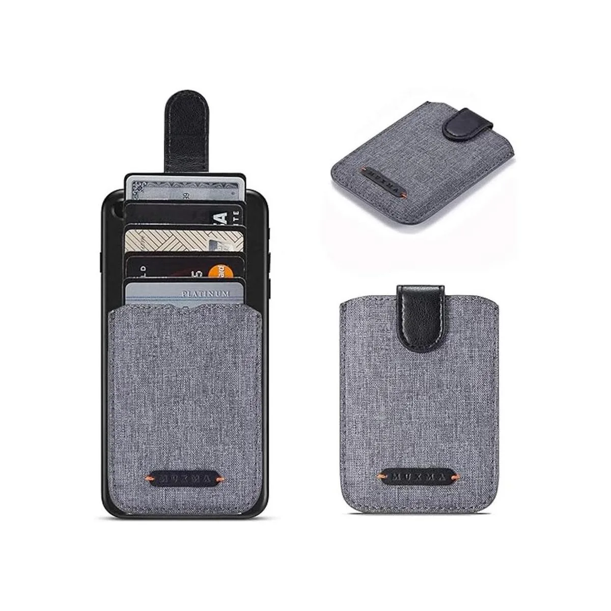 Tarjetero para la parte posterior del teléfono RFID 5_1