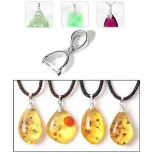 Lind Kitchen 2 unids 925 plata esterlina colgante Bail