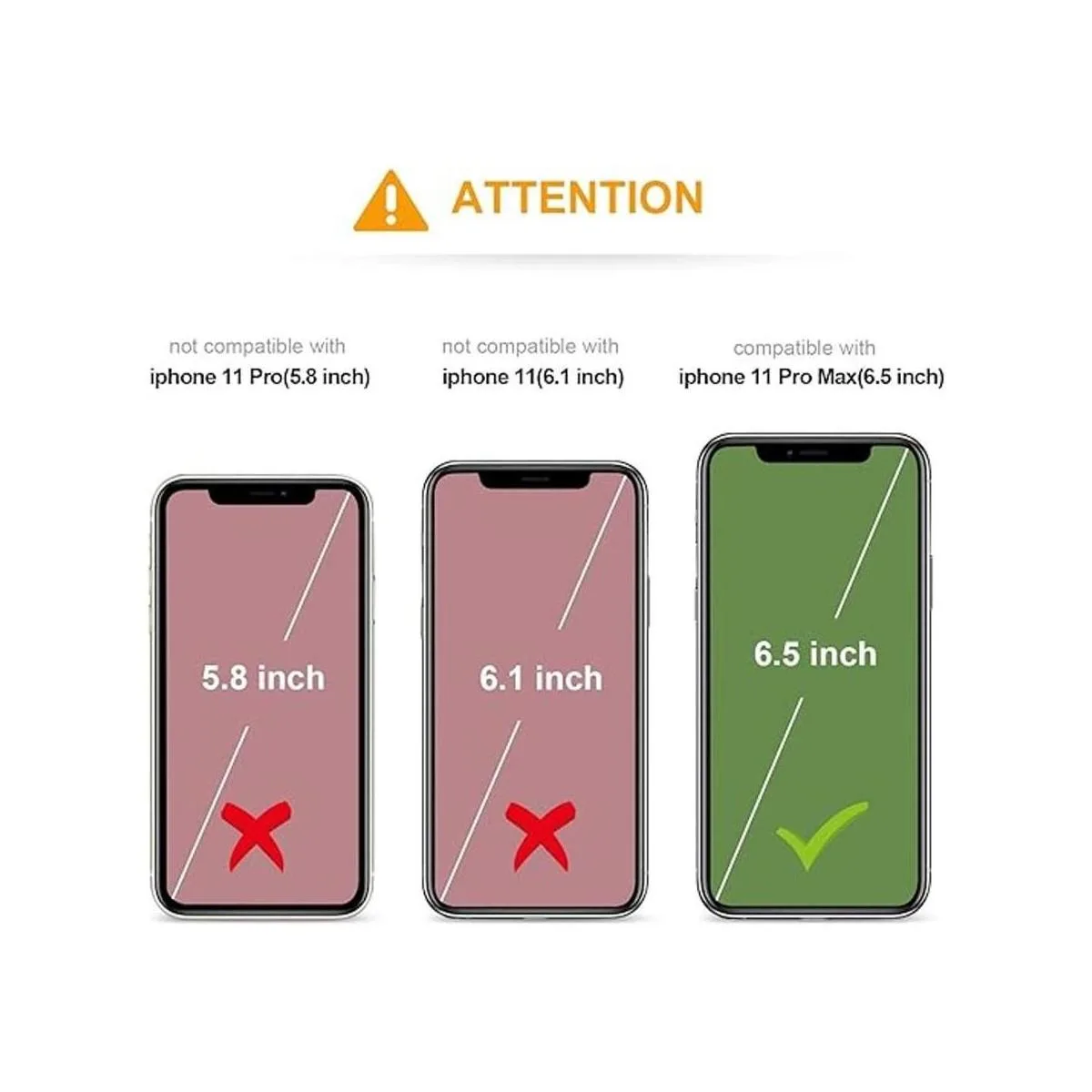 KIHUWEY Funda para iPhone 11 Pro Max con soporte para_2