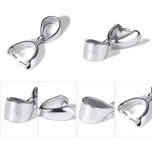 Lind Kitchen 2 unids 925 plata esterlina colgante Bail