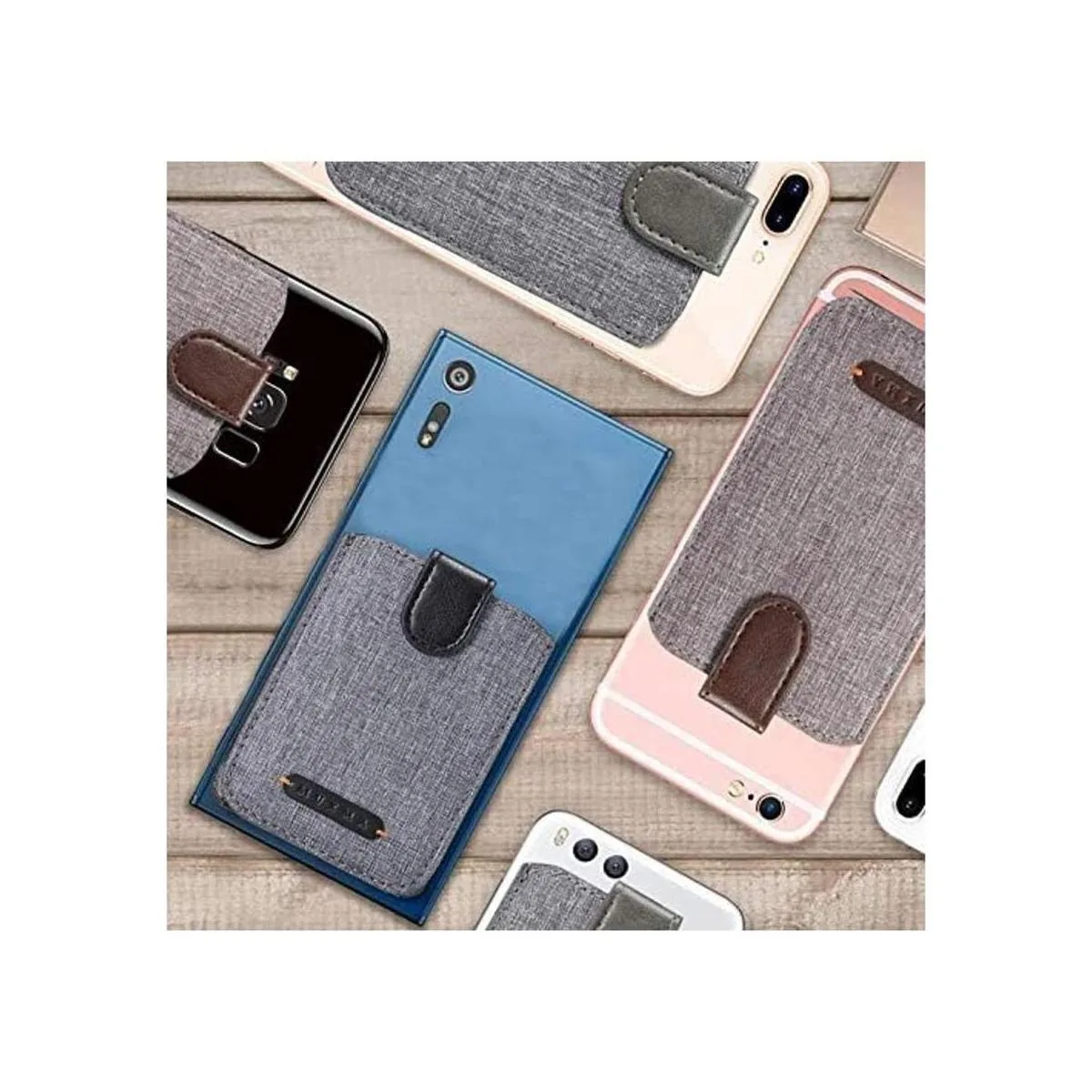 Tarjetero para la parte posterior del teléfono RFID 5_5