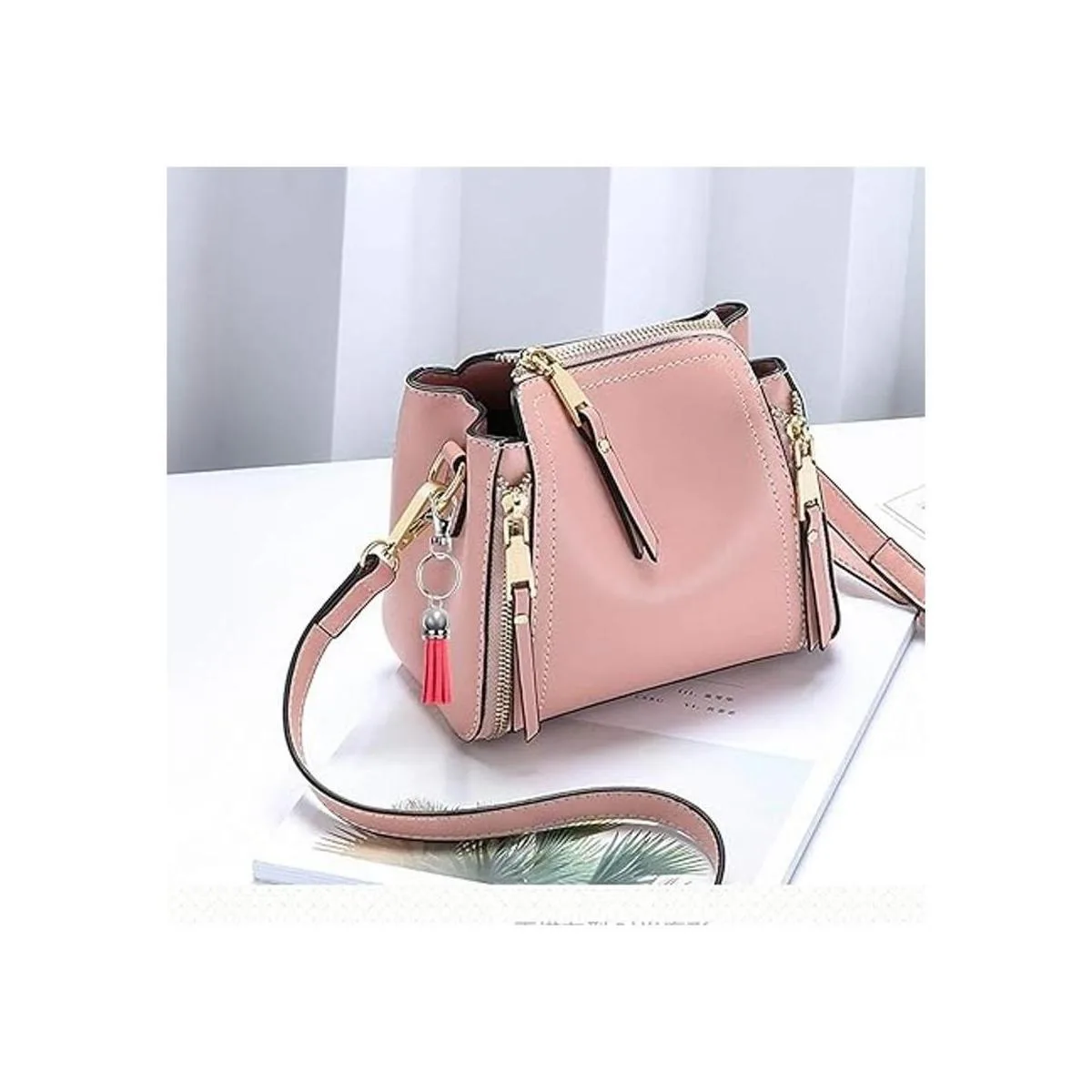 Duufin 200 piezas de llaveros con borlas de cuero a