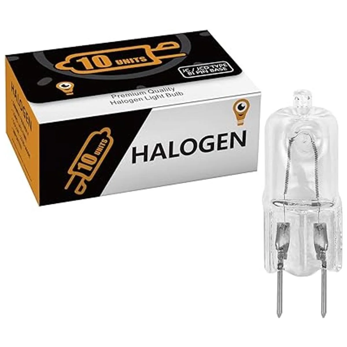 Paquete de 10 bombillas halógenas G8 de 25 W 120 V tipo