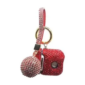 Lujosa funda para AirPods con diamantes de imitación_5