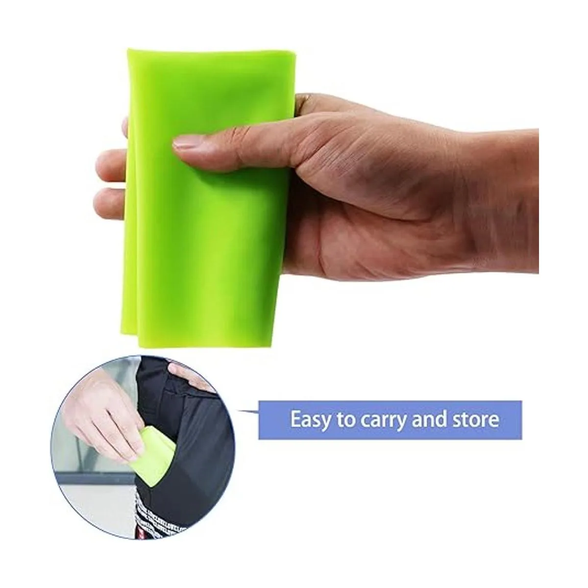 HiGift Paquete de 4 alfombrillas de silicona para