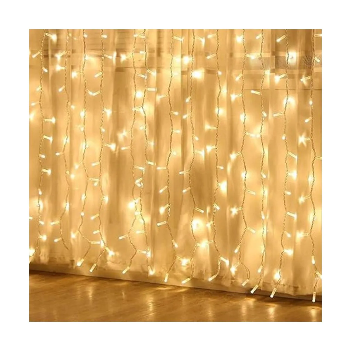 Guirnalda de luces LED para ventana 8 modos de_4