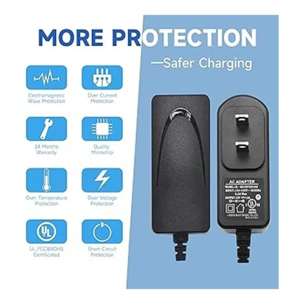 Adaptador de fuente de alimentación de 12 V 1 A1000 mA de_4