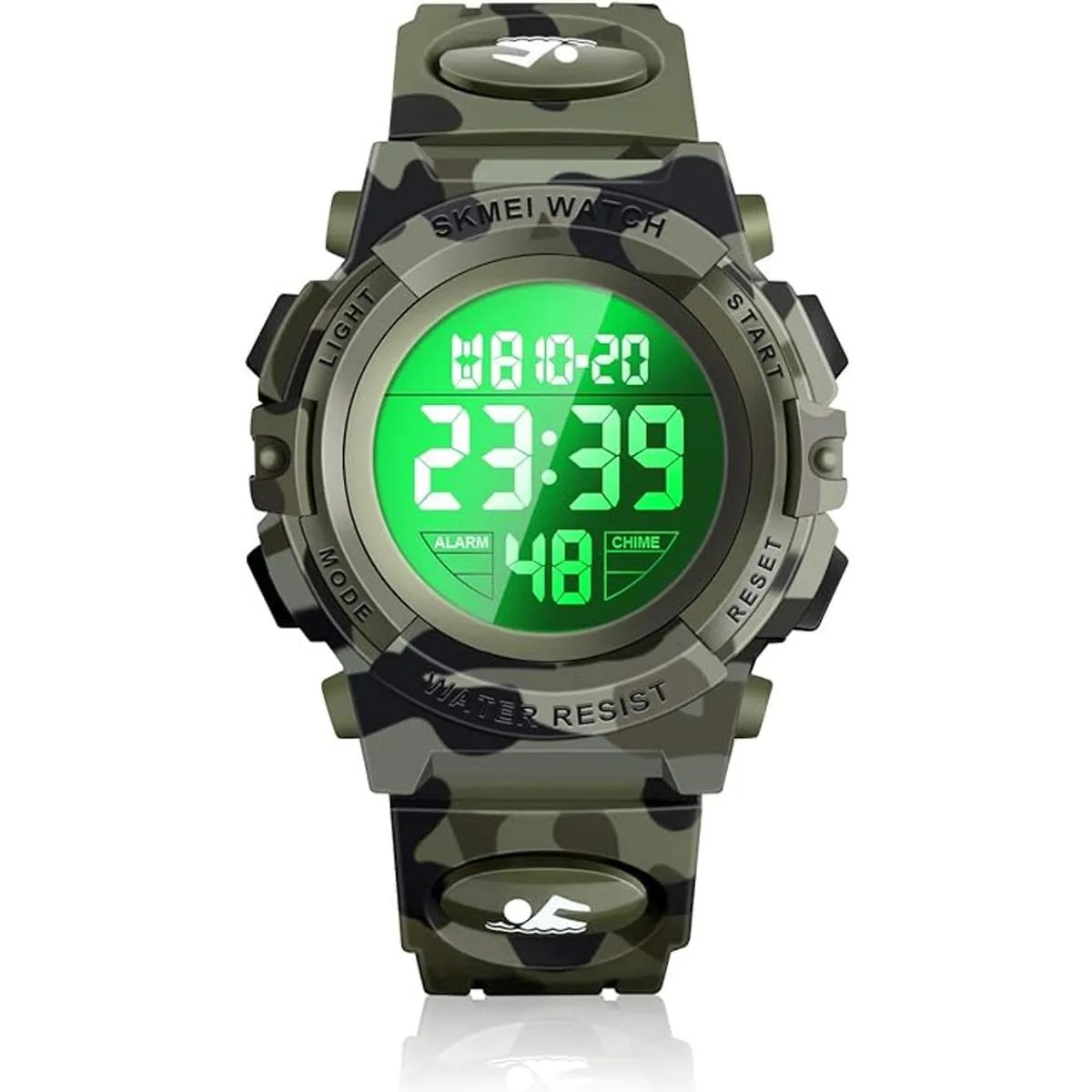 Dodosky Reloj impermeable multifuncional LED para niños_1
