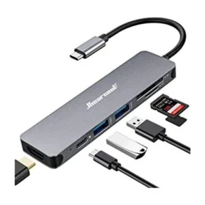 Hiearcool Adaptador HUB con USB C y 7 puertos en 1 de USB_1