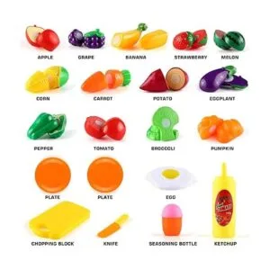 35 piezas de accesorios de juego de simulación de cocina
