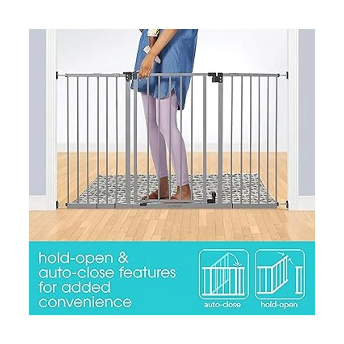 Puerta de seguridad de verano para entradas y escaleras_4