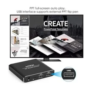 Reproductor multimedia 4K con control remoto reproductor_5