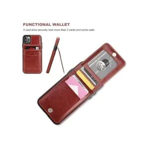 KIHUWEY Funda para iPhone 11 Pro con soporte para tarjeta_4