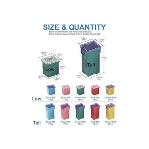 Kit de fusibles surtidos de 30 piezas de combinación_2