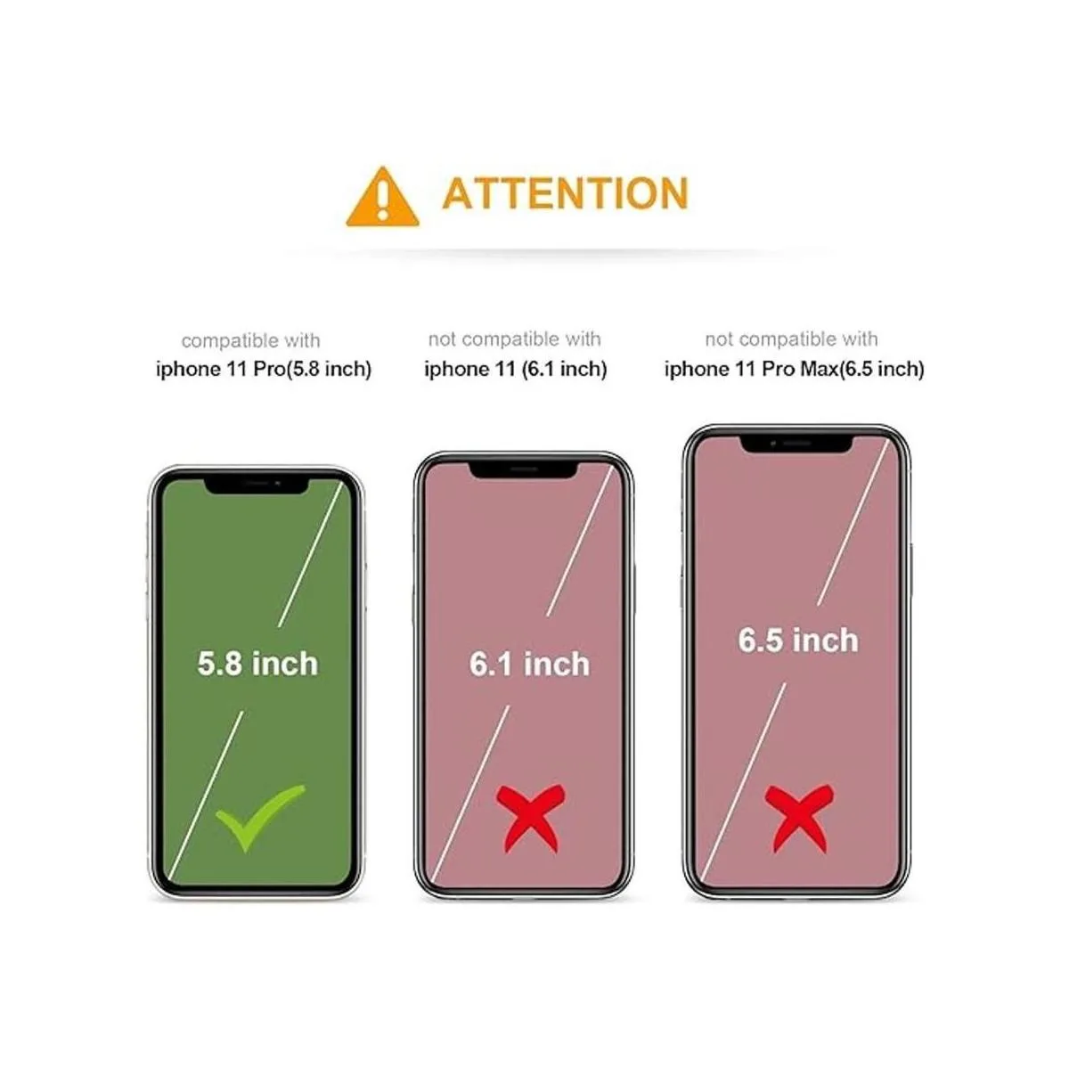 KIHUWEY Funda para iPhone 11 Pro con soporte para tarjeta_2