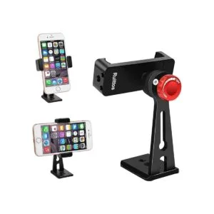 Ruittos Soporte de teléfono para trípode adaptador de