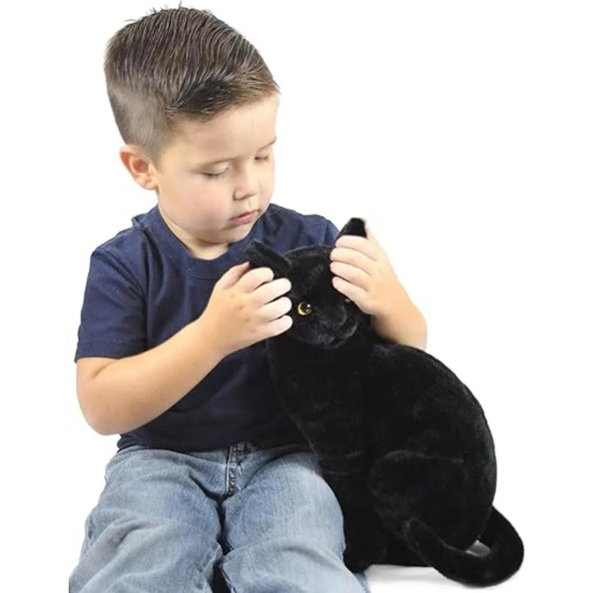 Boone The Black Cat Peluche de peluche de 13 pulgadas_2
