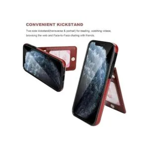 KIHUWEY Funda para iPhone 11 Pro con soporte para tarjeta_5