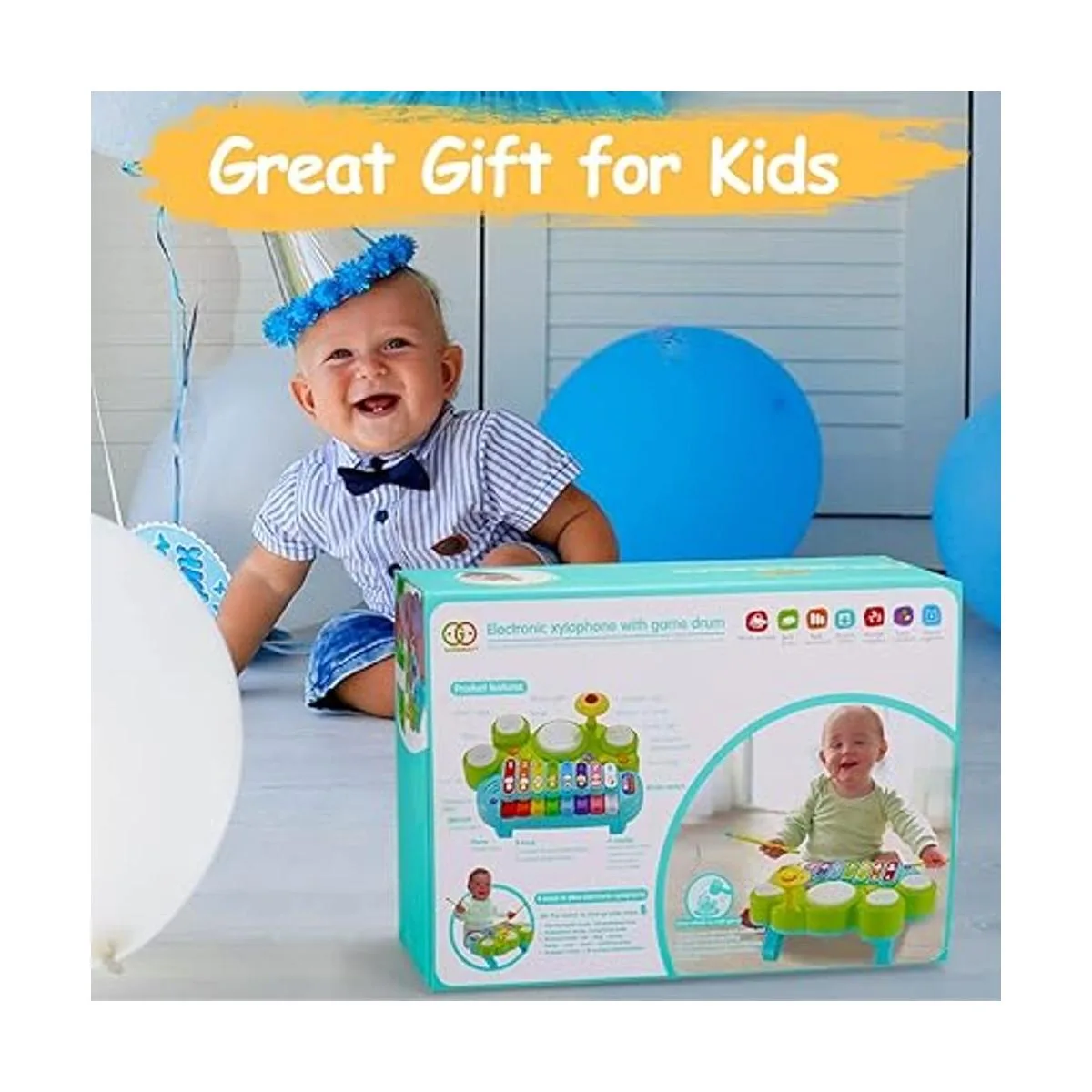 Conjunto de 3 en 1 que consta de piano teclado y_6