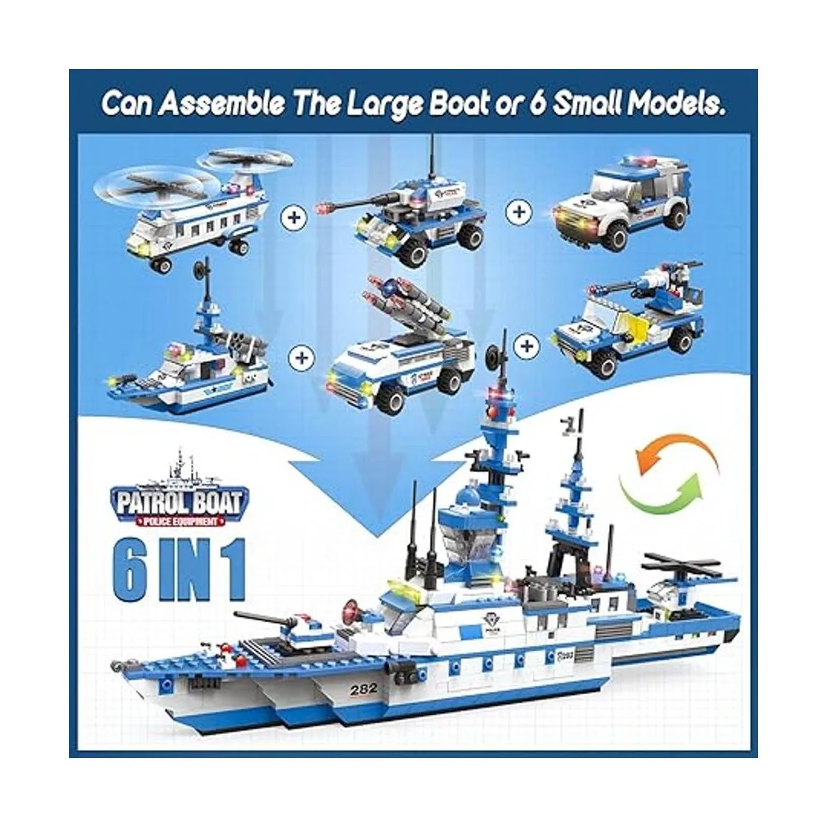 1169 piezas 6 en 1 kit de bloques de construcción de_2