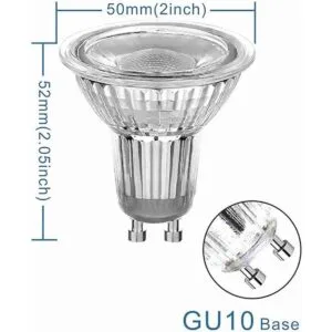MD Lighting Bombilla halógena GU10 de 50 W equivalente a_2