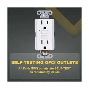 Tomacorrientes GFCI de 15 A paquete de 3 receptáculos_2