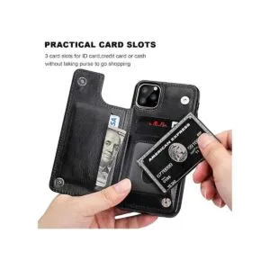 OT ONETOP Funda tipo cartera para iPhone 11 Pro Max con_4