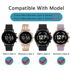 Suoman Paquete de 3 para Fossil Gen 5 Carlyle HR y Fossil_2