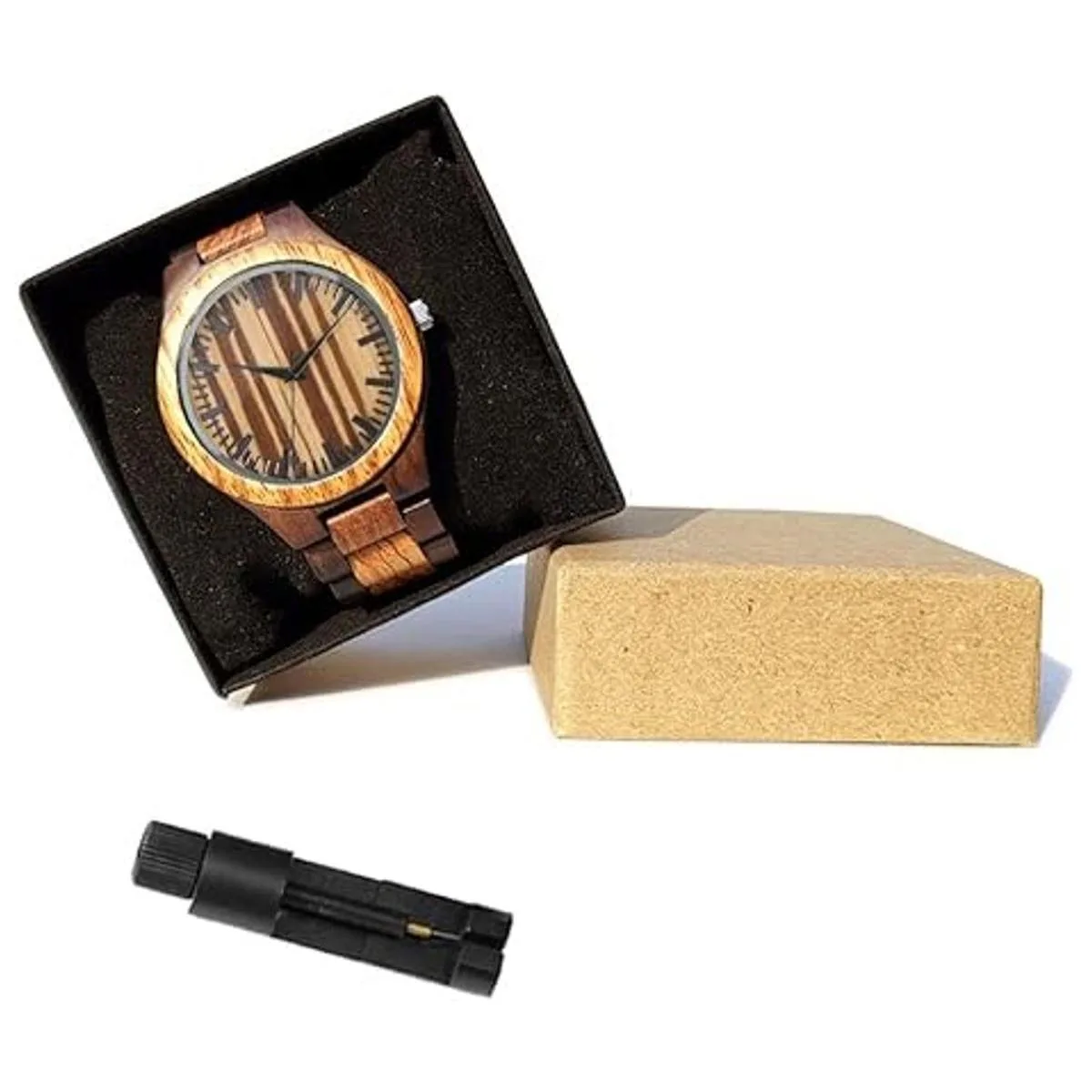 Relojes de madera grabados personalizados Relojes de