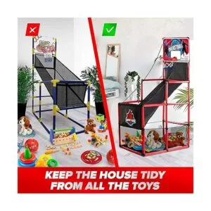 BESTKID BALL Arcade Aro de baloncesto para niños juego_4