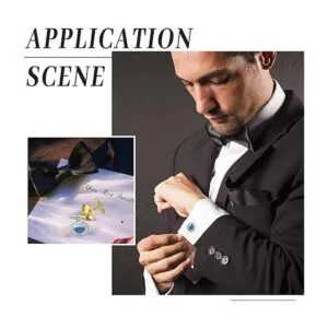 PH PandaHall Juego de 24 gemelos de latón de 3 colores_2