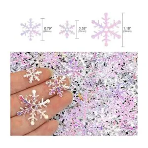 Confeti de copos de nieve Konsait 300 unidades_2