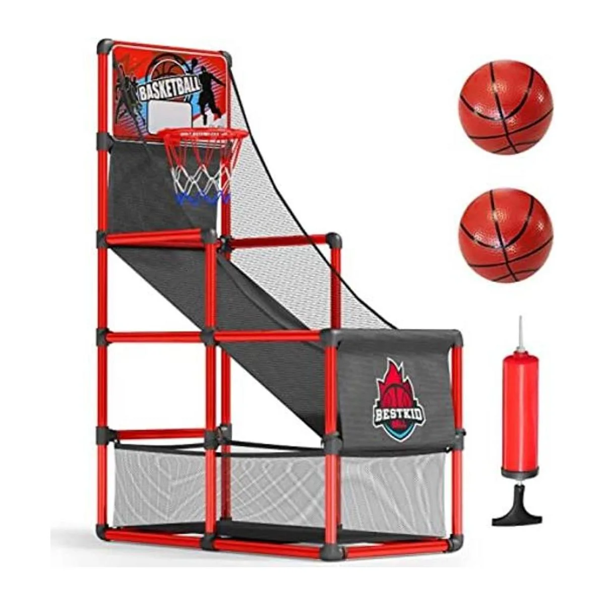 BESTKID BALL Arcade Aro de baloncesto para niños juego_1