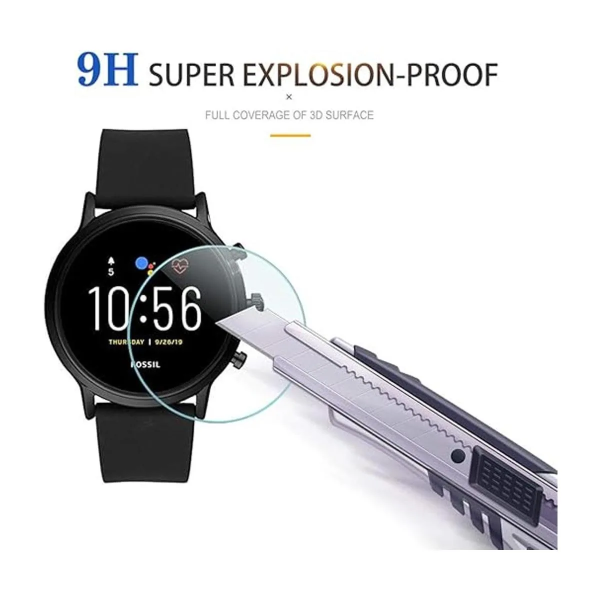 Suoman Paquete de 3 para Fossil Gen 5 Carlyle HR y Fossil_5